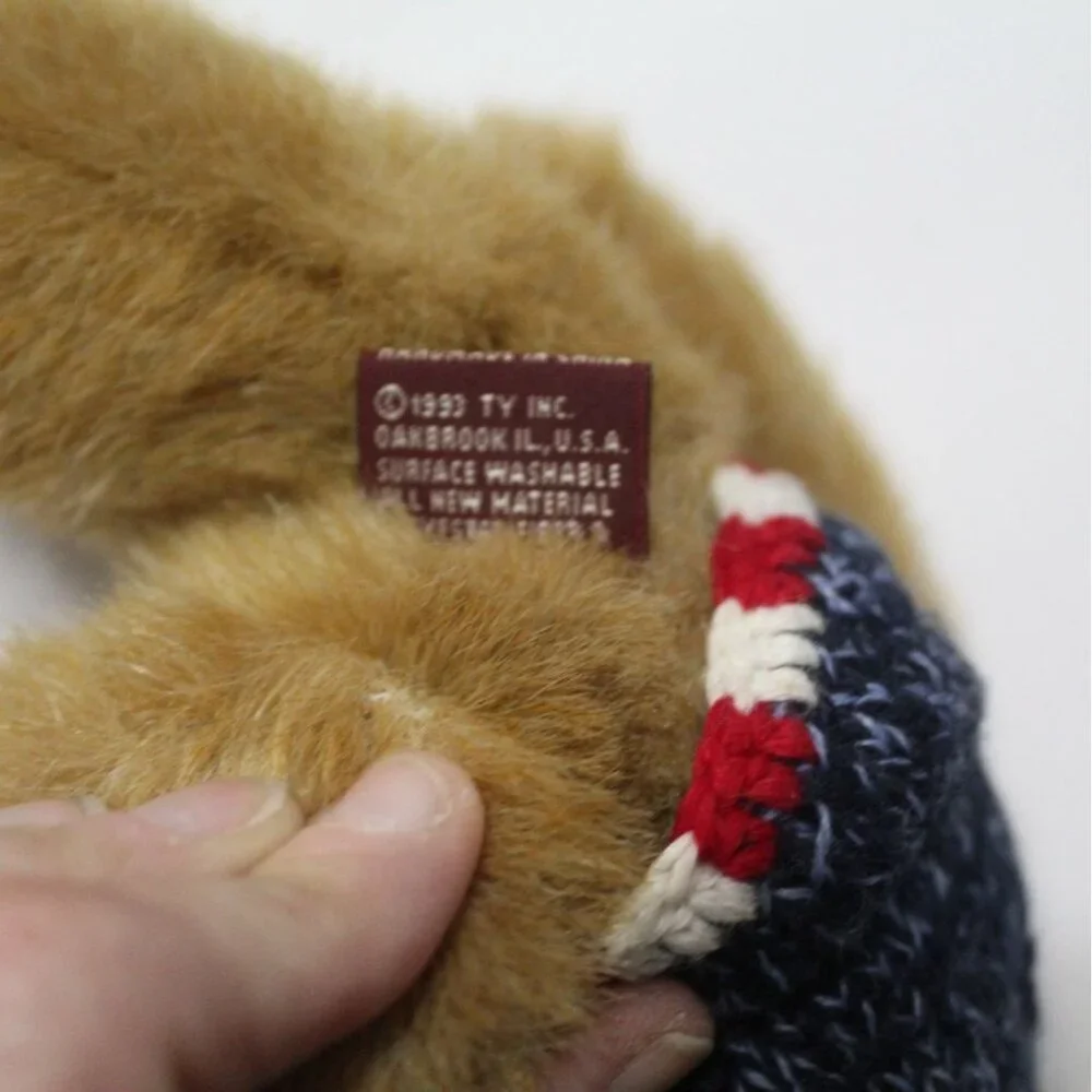 NWT TY Collection Digby Bear Style 6013 Designed by Linda Harris-1993- USA Red W